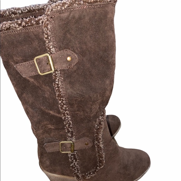 Chloe Boutin brown fur winter boots size 10 new - Picture 3 of 6